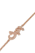 Hobb Bracelet, 18k Pink Gold & Diamonds