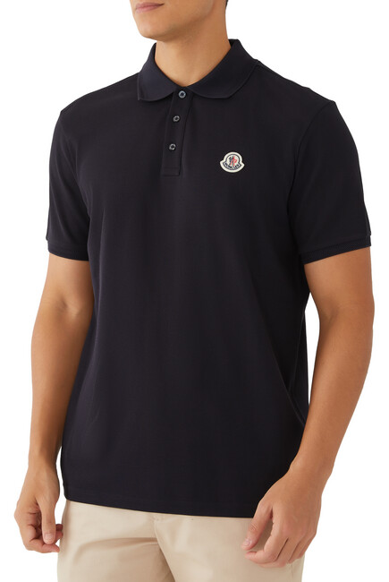 Logo Patch Polo Shirt