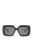 Bold 3 Dots Square Sunglasses