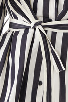Reveal Belted Striped Shirt