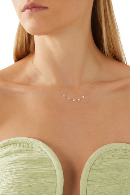 Danae Five-Diamond Necklace