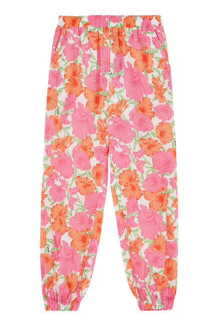 Floral Print Jogging Pants