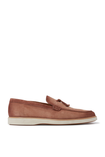 Coroa Suede Tassel Loafers