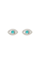 Pave Eye Studs