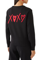 EA Logo Heart Embroidery Sweatshirt