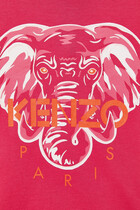 T-Shirt With Elephant Print