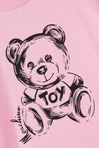 Kids Teddy Bear Print T-Shirt