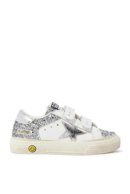 Kids May School Glitter Sneakers