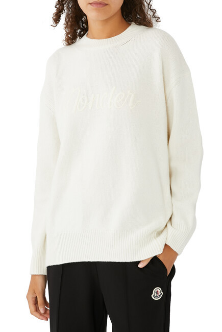 Embroidered Wool & Cashmere Jumper