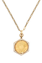 Ginea Necklace, 22K Yellow Gold & Diamonds