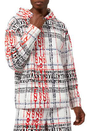 Archive Manifesto Crossword Print Cotton Sweatshirt