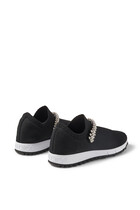 Verona Crystal Embellished Knit Sneakers