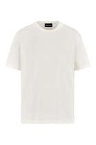 Monochrome Jacquard Logo Cotton T-Shirt