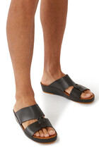 Soft Calf Leather Buckle Sandal