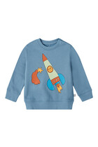 Kids Space-Print Sweatshirt