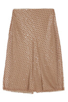 Beaded Sequin Straight Skirt