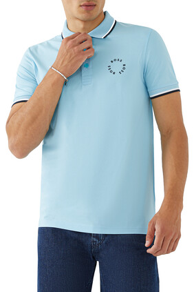 Paule Circular Logo Polo Shirt