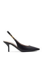 Eagle Plate 95 Slingback Pumps