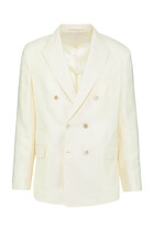 Eleventy Double-breasted Jacket – Off-White