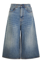 Belle Culottes Wide-Leg Denim