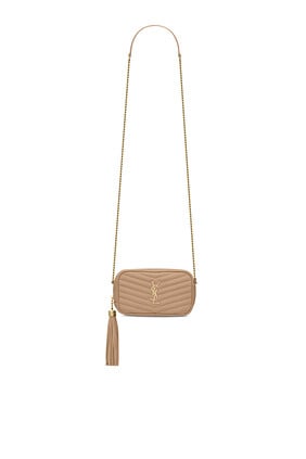 Lou Mini Bag in Quilted Grain De Poudre Embossed Leather