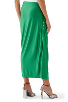 Draped Maxi Skirt