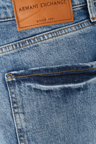 Carrot-Fit Straight-Leg Denim Jeans