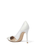 Leather & Plexi 105 Pumps