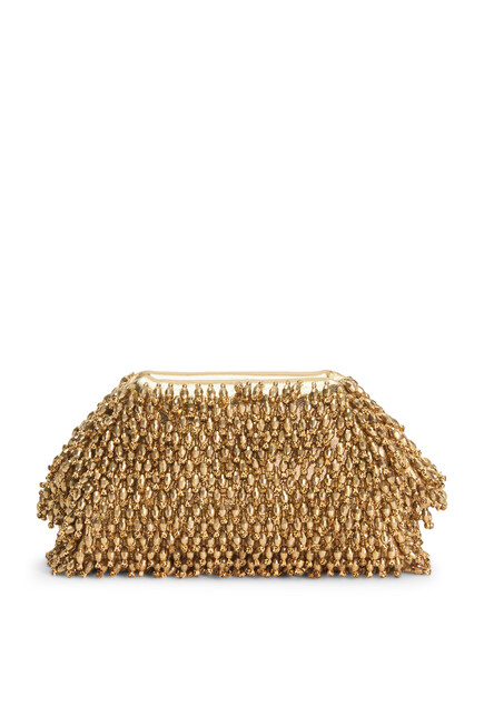 Crystal Embroidery Clutch Bag
