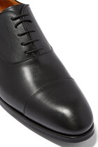Lace-up leather Oxford shoes