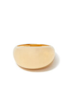 Chubby Dome Ring, 18k Gold Plated Vermeil on Sterling Silver