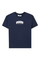 Kids Jersey Logo Cotton T-Shirt
