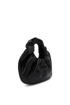 Crescent Small Satin Handle Bag