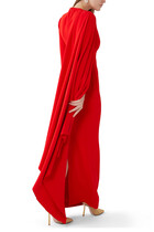 Lydia Cape Sleeve Maxi Dress