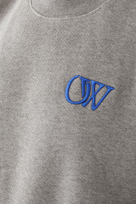 Flock Over Logo Sweatshirt