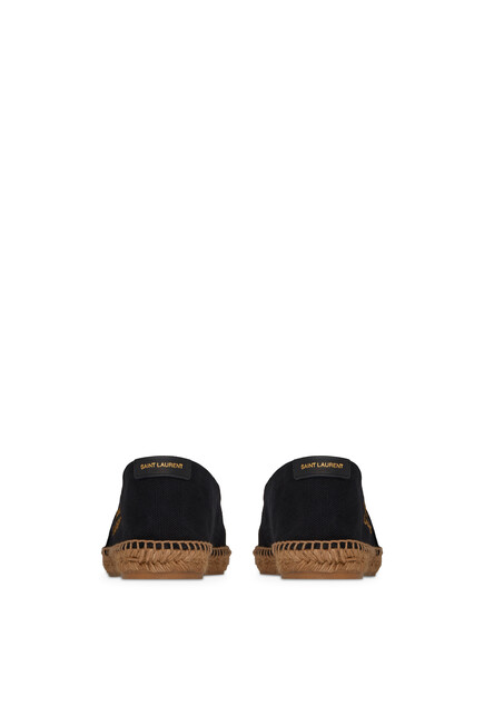 Embroidered Canvas Espadrilles