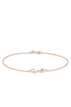 Hobb Bracelet, 18k Pink Gold & Diamonds