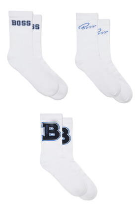 Quarter-Length Socks, Set of 3
