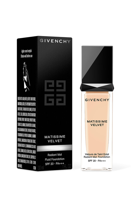 Buy Givenchy Matissime Velvet Fluid Radiant Mat Foundation for Womens |  Bloomingdale's KSA