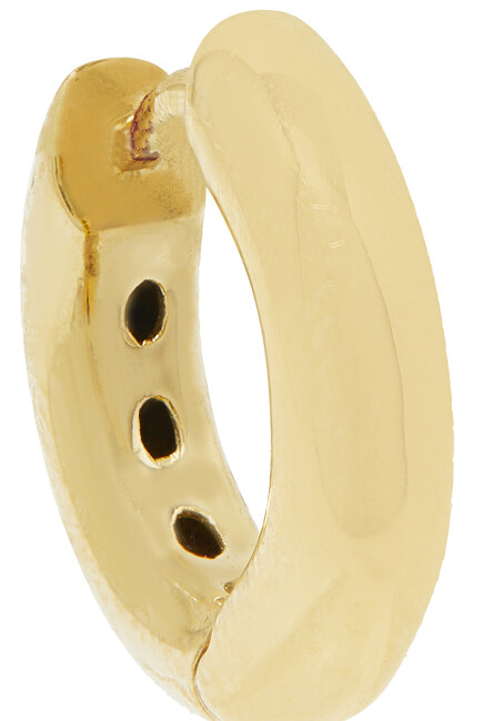 Chunky Hoop Earrings, 18k Yellow Gold