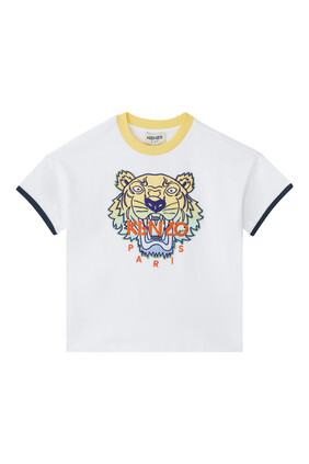 Tiger Print Ringer T-Shirt