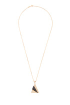 Neutra Aztec Pendant Necklace, 18k Mixed Gold, Diamonds & Black Onyx