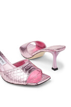 Val Metallic Leather 70 Sandals