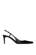 Vendome 70 Leather Slingback Pumps