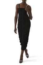 Ruched Midi Dress