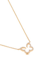 Hurriyah Butterfly Necklace, 18k Yellow Gold & Diamonds