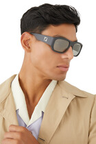 D-Frame Acetate Sunglasses