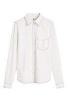 Petite Tumbled Cotton Shirt