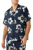 Blossoms Printed Short Sleeves Shirt