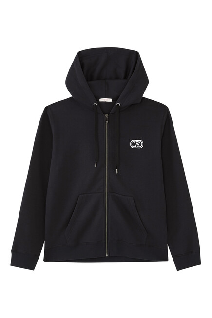 V-Logo Patch Hoodie